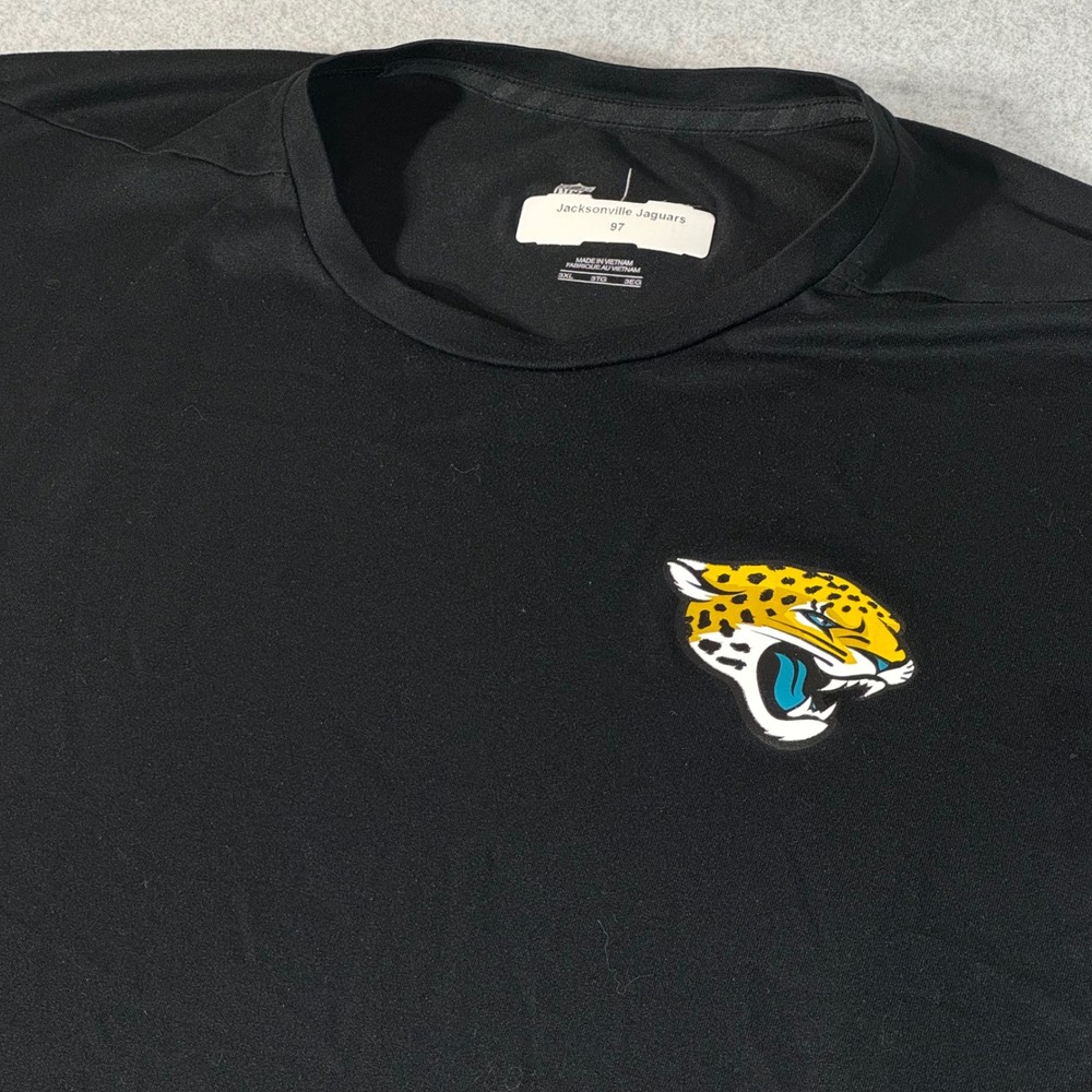 Nike Mens Jacksonville Jaguars NFL Dri-FIT Long Sleeve Shirt Black 3XL